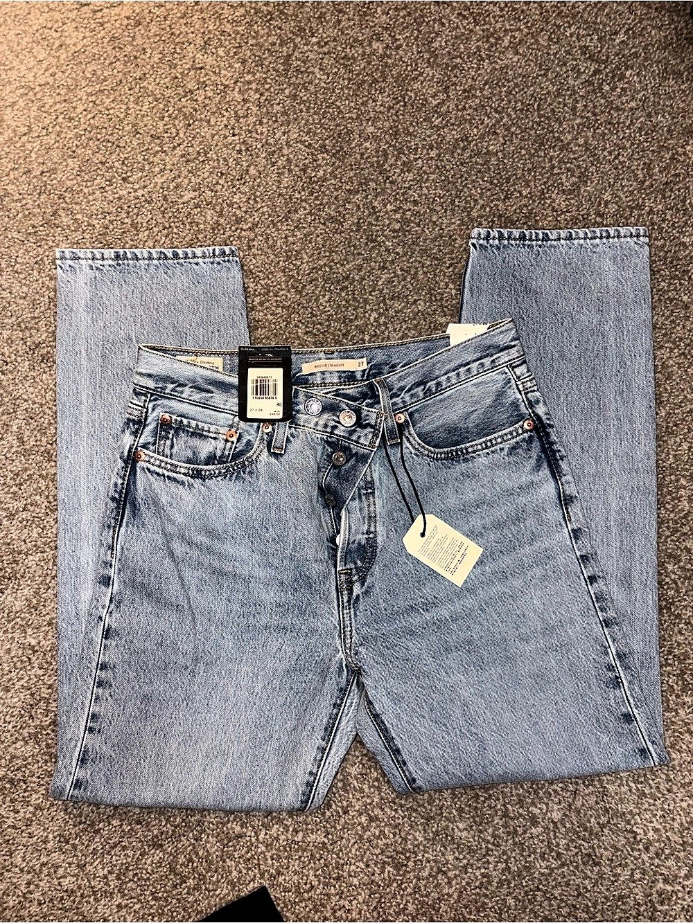 Abercrombie & Fitch Straight Leg Blue Jeans NWT